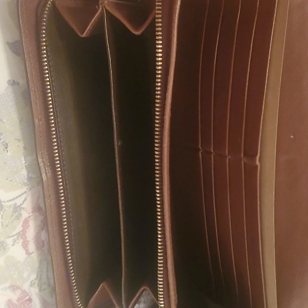 ****SOLD**** Bottega Venetta brown Intrecciato leather Continental long wallet - Picture 2 of 7